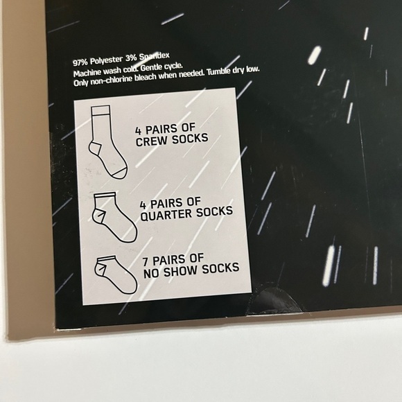 Star Wars 15 Days of Socks Advent Christmas countdown Kids Youth - Picture 3 of 7